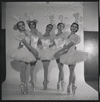 Patricia Wilde, Diana Adams, Maria Tallchief, Tanaquil Le Clercq, and Melissa Hayden in Caracole