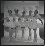 Patricia Wilde, Diana Adams, Maria Tallchief, Tanaquil Le Clercq, and Melissa Hayden in Caracole