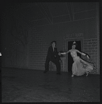 Janet Reed, Jacques d'Amboise, and Michael Maule in Filling Station
