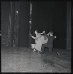 Janet Reed, Jacques d'Amboise, and Michael Maule in Filling Station