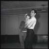 Choreographer Todd Bolender and dancers rehearsing The Miraculous Mandarin