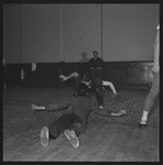 Choreographer Todd Bolender and dancers rehearsing The Miraculous Mandarin