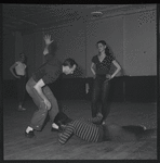 Choreographer Todd Bolender and dancers rehearsing The Miraculous Mandarin