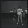 Choreographer Todd Bolender and dancers rehearsing The Miraculous Mandarin