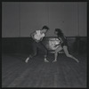 Choreographer Todd Bolender and dancers rehearsing The Miraculous Mandarin