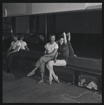 Choreographer Todd Bolender and dancers rehearsing The Miraculous Mandarin