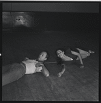 Choreographer Todd Bolender and dancers rehearsing The Miraculous Mandarin