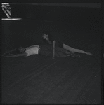 Choreographer Todd Bolender and dancers rehearsing The Miraculous Mandarin