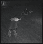 Choreographer Todd Bolender and dancers rehearsing The Miraculous Mandarin