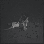 Choreographer Todd Bolender and dancers rehearsing The Miraculous Mandarin