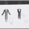Photocopies of Busker Alley costume designs