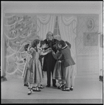Michael Arshansky as Drosselmeyer and children in The Nutcracker