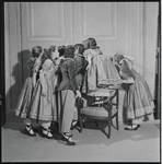Michael Arshansky as Drosselmeyer and children in The Nutcracker