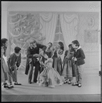 Michael Arshansky as Drosselmeyer and children in The Nutcracker