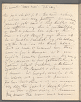 Holograph notebook [with Lady Gregory's poem "“Alas! A Woman may not love!” ]