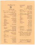 Program, TAC Cabaret (May 9, 1938)