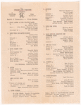 Program, TAC Cabaret (May 16, 1938)