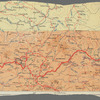 Lower right section of a sheet in Carte routière de l'Indochine