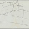 Pencil sketch of part of Vientiane, Laos 