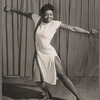 Pearl Primus dancing, likely at Cafe Society Downtown