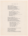 Typed lyric sheet