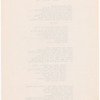 Typed lyric sheet