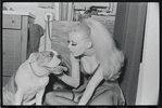 Cabaret, publicity photo of Jill Haworth and her bulldog