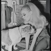 Cabaret, publicity photo of Jill Haworth and her bulldog