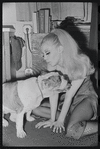 Cabaret, publicity photo of Jill Haworth and her bulldog