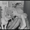 Cabaret, publicity photo of Jill Haworth and her bulldog
