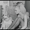 Cabaret, publicity photo of Jill Haworth and her bulldog