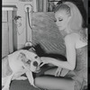 Cabaret, publicity photo of Jill Haworth and her bulldog