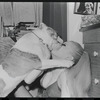 Cabaret, publicity photo of Jill Haworth and her bulldog
