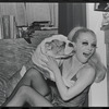 Cabaret, publicity photo of Jill Haworth and her bulldog