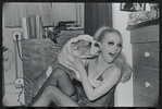 Cabaret, publicity photo of Jill Haworth and her bulldog