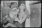 Cabaret, publicity photo of Jill Haworth and her bulldog