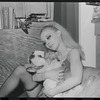Cabaret, publicity photo of Jill Haworth and her bulldog