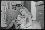 Cabaret, publicity photo of Jill Haworth and her bulldog