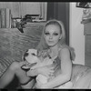 Cabaret, publicity photo of Jill Haworth and her bulldog