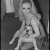 Cabaret, publicity photo of Jill Haworth and her bulldog