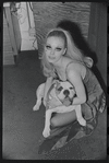Cabaret, publicity photo of Jill Haworth and her bulldog