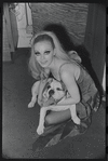 Cabaret, publicity photo of Jill Haworth and her bulldog