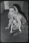 Cabaret, publicity photo of Jill Haworth and her bulldog