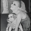 Cabaret, publicity photo of Jill Haworth and her bulldog