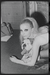 Cabaret, publicity photo of Jill Haworth and her bulldog