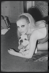 Cabaret, publicity photo of Jill Haworth and her bulldog