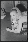 Cabaret, publicity photo of Jill Haworth and her bulldog
