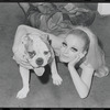 Cabaret, publicity photo of Jill Haworth and her bulldog
