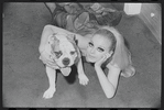 Cabaret, publicity photo of Jill Haworth and her bulldog