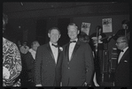 Jack Gilford and Mike Nichols at the opening night of stage production Cabaret
